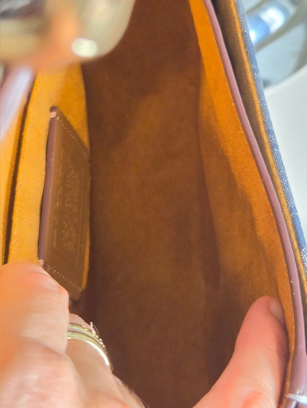 Coach Morgan Saddle Bag In Signature Chambray (Style CH143)